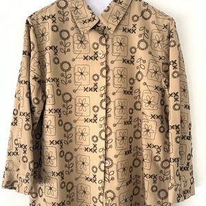 VTG 80s FLORAL thread BLAZER coat JACKET 90s RARE